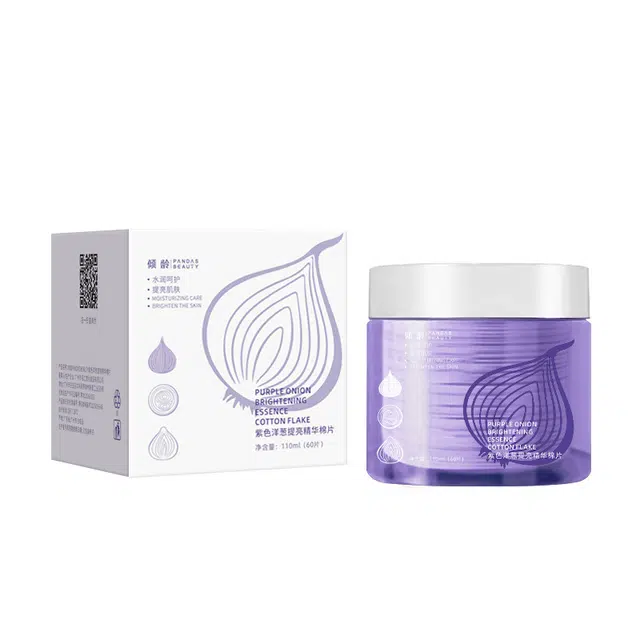 倾龄 洋葱棉片紫色精华保湿补水舒缓精华面膜爽肤水淡化 保湿修护 多种肤质