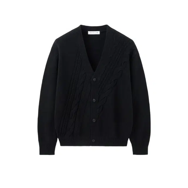 BESLOW DIAGONAL CABLE CARDIGAN
