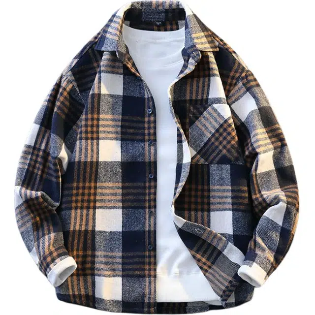 太子龍 春秋季港风外套上衣青少年痞帅衬衣服长袖衬衫 男款