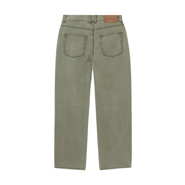 BESLOW VINTAGE WASHED DENIM PANTS