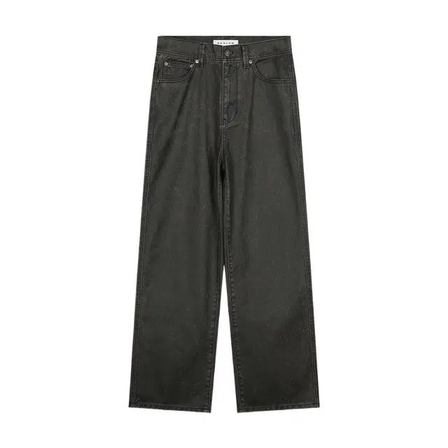 BESLOW COATED DENIM PANTS