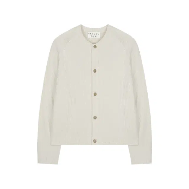 BESLOW CREW NECK SHORT CARDIGAN