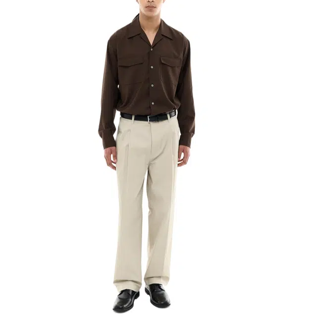 BESLOW HERITAGE TWO TUCK PANTS