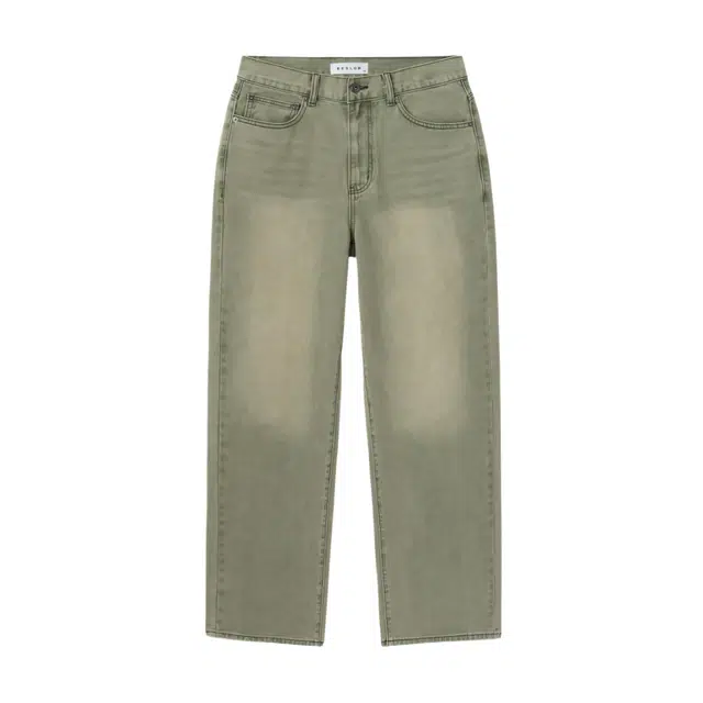 BESLOW VINTAGE WASHED DENIM PANTS