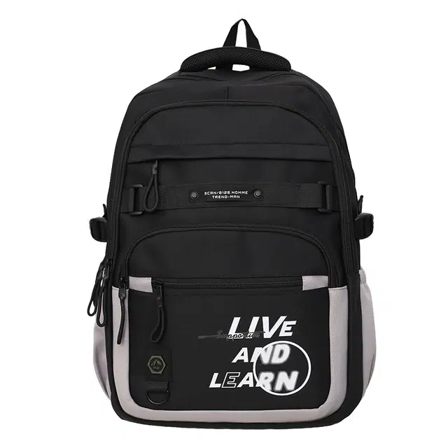 德力熊 大容量旅游运动 尼龙 双肩包 男女同款情侣款 黑色/蓝色/绿色/白色/卡其色