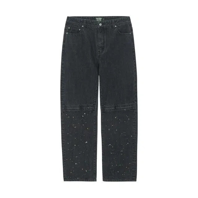 BESLOW PAINTED MIDDLE ZIPPER DENIM