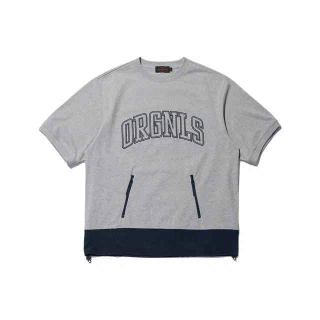 BESLOW CONTRAST PANNEL SWEAT HALF SHIRT