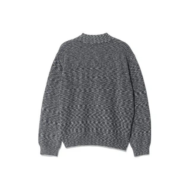 BESLOW MIXED COLOR COLLAR KNIT