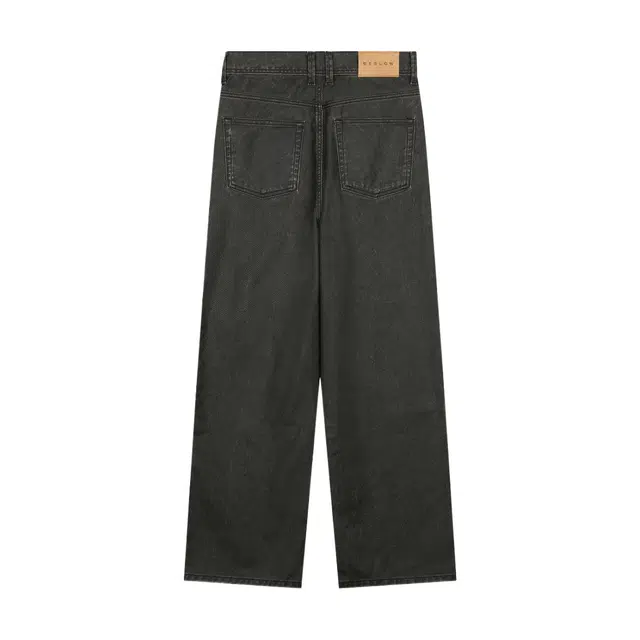 BESLOW COATED DENIM PANTS