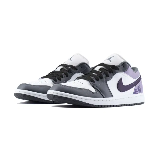 Jordan Air Jordan 1 Low White Purple Black
