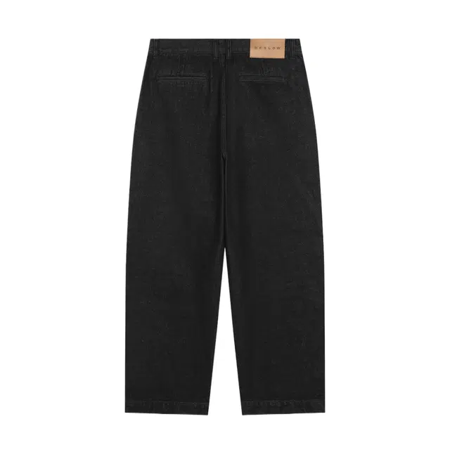 BESLOW ONE TUCK CURVED JEAN