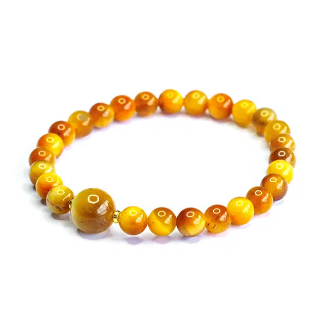 絮物 国潮轻奢复古风温柔气质高级感新中式设计感简约小众时尚百搭款出街神器吉祥如意#好运 虎眼石 手串 男女同款情侣款