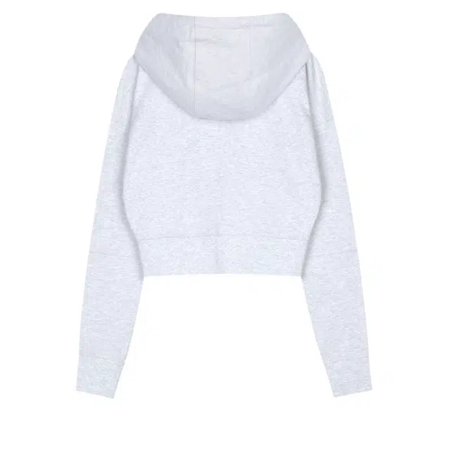 MARITHE FRANCOIS GIRBAUD W CLASSIC LOGO CROP HOODIE ZIPUP