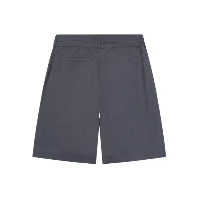 BESLOW THREE TUCK BELTED SHORTS