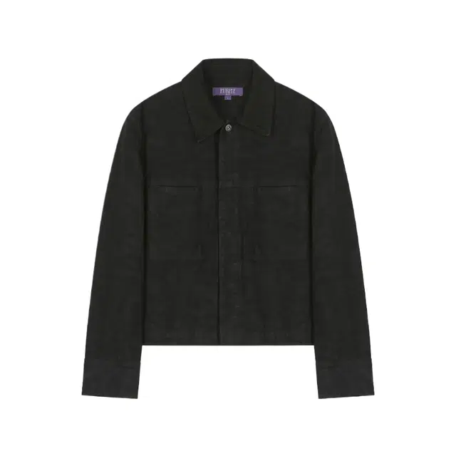 BESLOW JACQUARD DENIM SHORT WORK JACKET