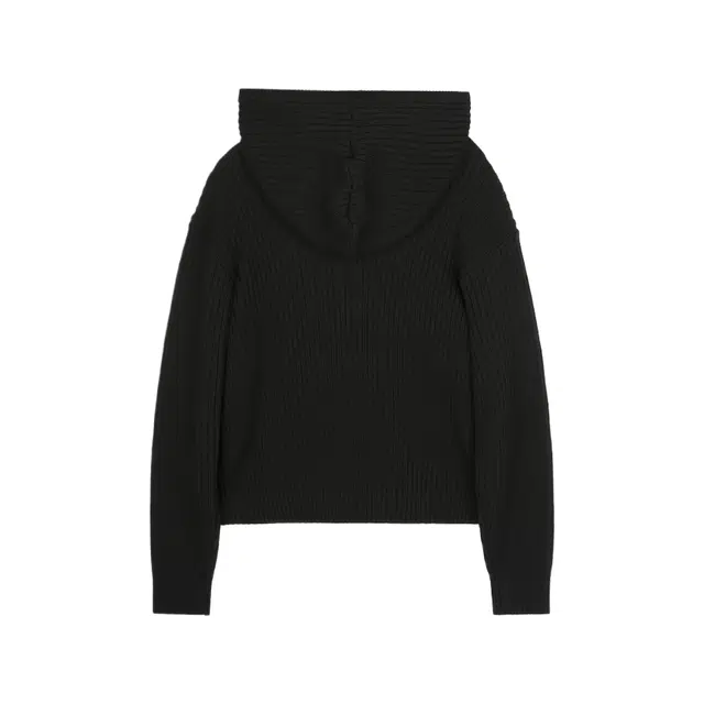 BESLOW OVERSIZED HOOD KNIT ZIP UP