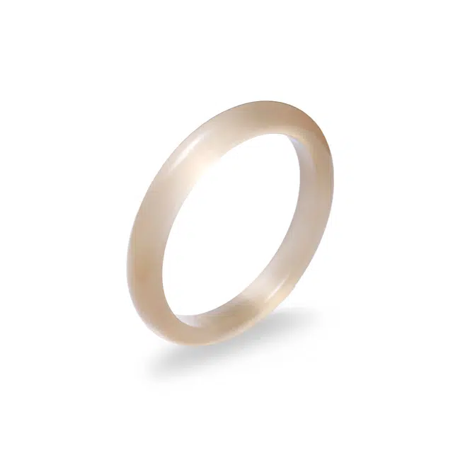 梨云暮雪 麦浪金款香槟金 藕粉  尊贵 白月光 古典时尚 旗袍 琉璃 手镯 女款