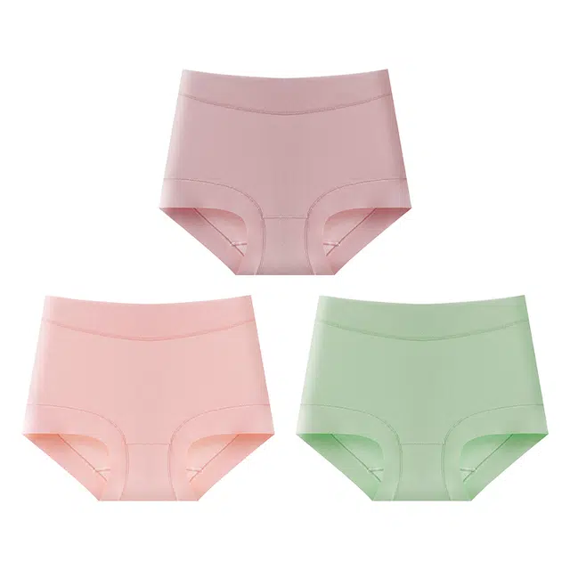 俞兆林 抗菌柔软透气亲肤中腰无痕舒适干爽收腹提臀三角内裤 女款