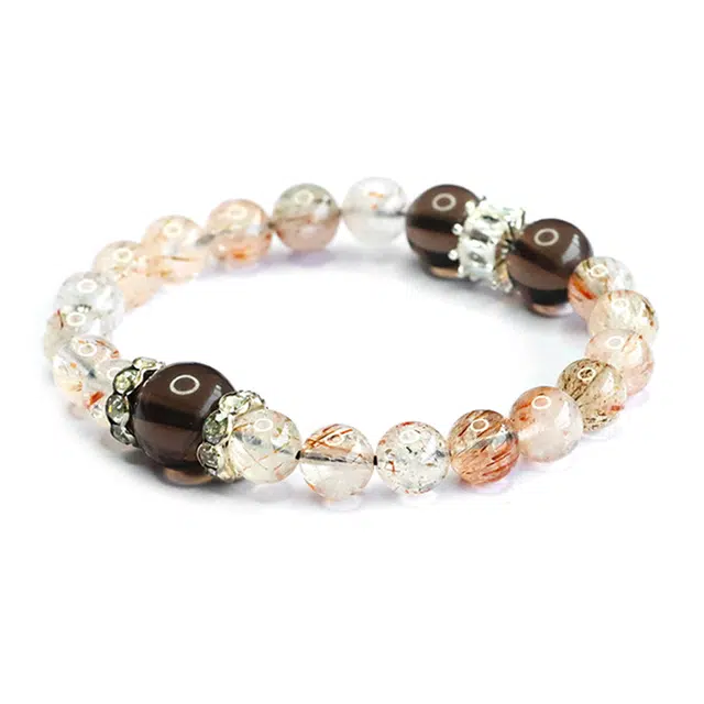 絮物 【百福具臻】轻奢高级感简约主义时尚百搭气质温柔可爱甜美设计新中式小众出街神器#好运 超七 手串 男女同款情侣款