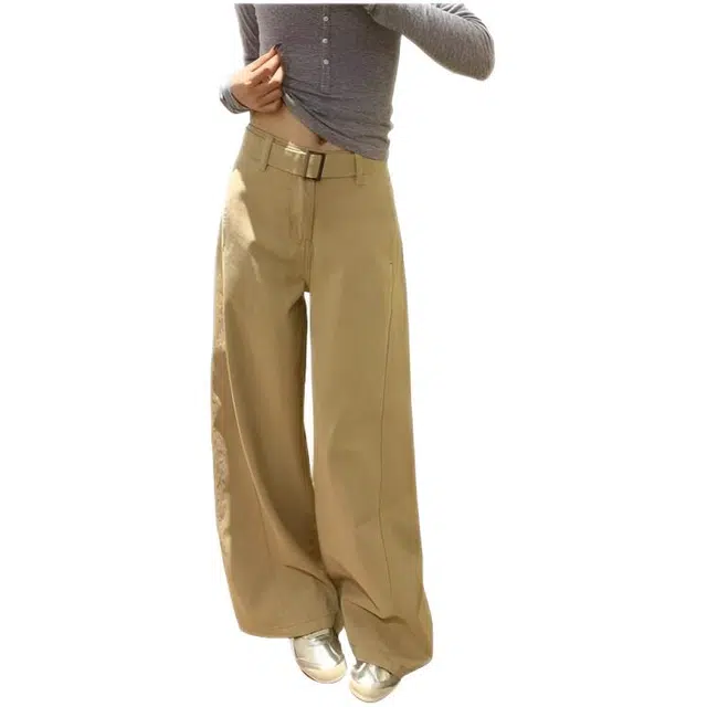 木木兔 通勤时尚休闲简约牛仔裤 女款