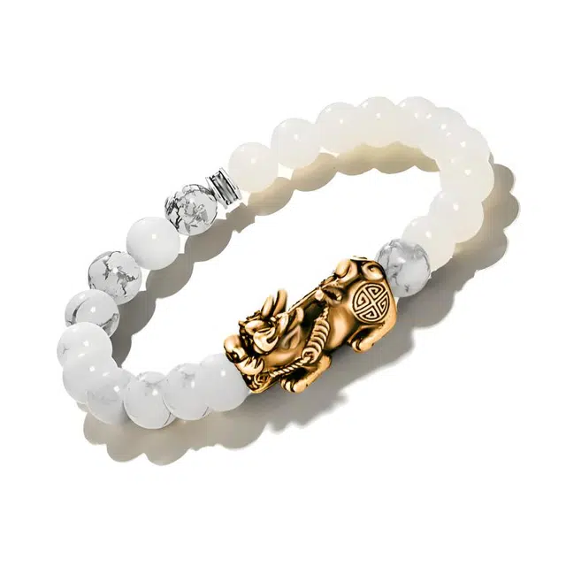 余笙情 招财纳福 国风新中式貔貅吞金兽 平安喜乐 财源广进#好运 菩提根 手串 男女同款情侣款