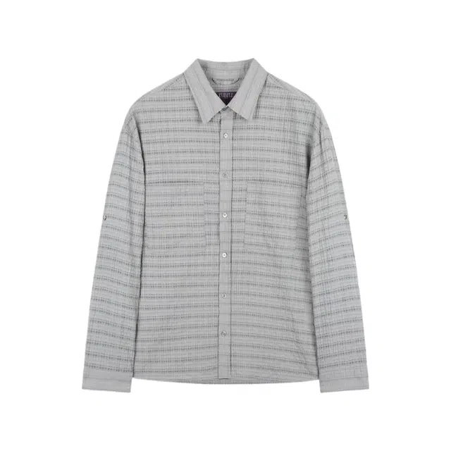 BESLOW CONVERTIBLE SLEEVE COOL CHECK SHIRTS