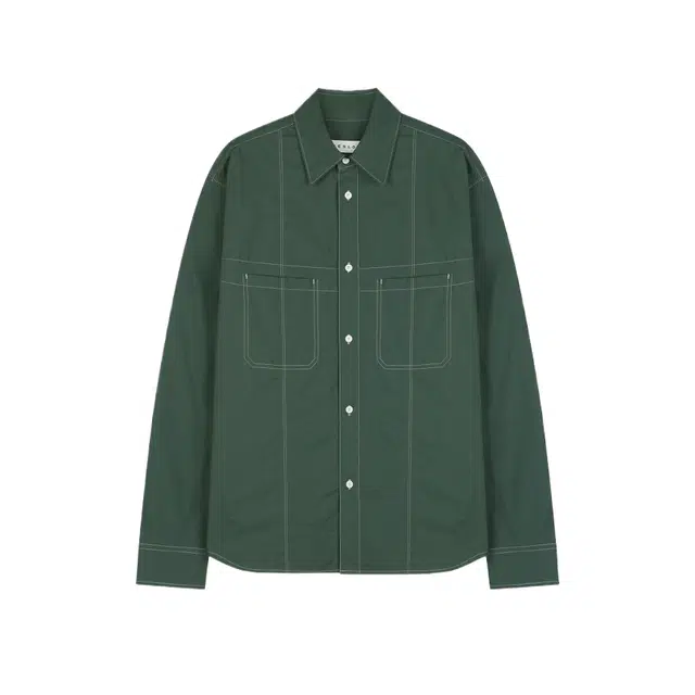 BESLOW COTTON STITCHED MILITARY SHIRT