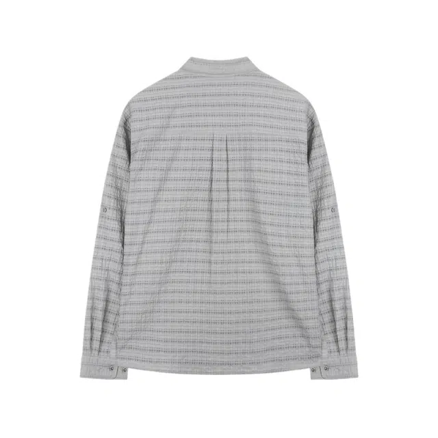 BESLOW CONVERTIBLE SLEEVE COOL CHECK SHIRTS