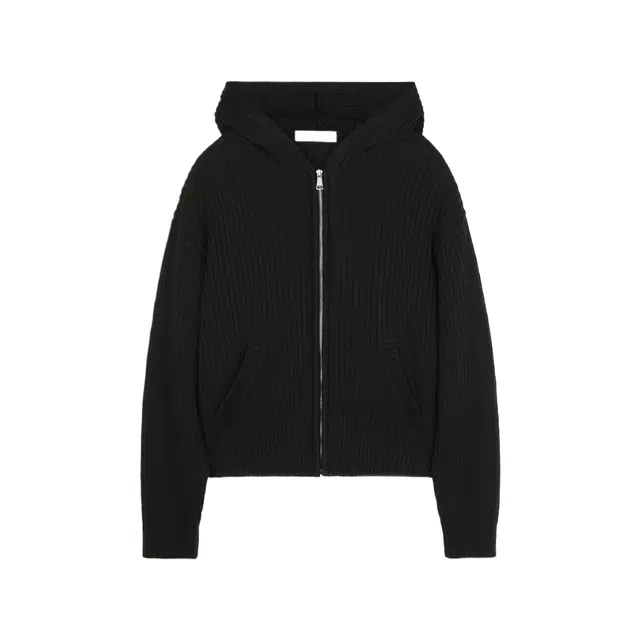 BESLOW OVERSIZED HOOD KNIT ZIP UP