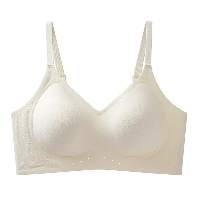 欧迪芬 无痕冰丝轻薄透气亲肤柔软反重力提拉果冻软支撑上托聚拢防下垂收副乳夏季冰凉感文胸 女款