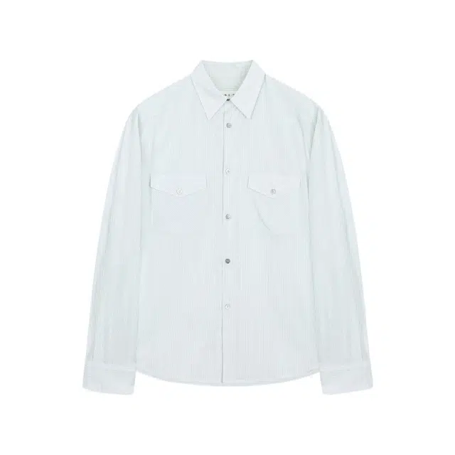 BESLOW STRIPE OFFICER SHIRT