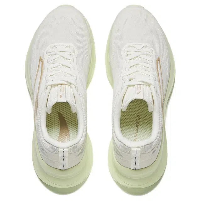 超级安踏 乐道 舒适 百搭防滑透气 低帮 休闲跑步鞋 女款 白色