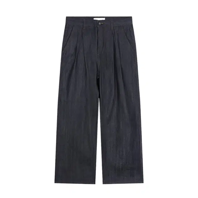 BESLOW WIDE FIT TWO TUCK SELVAGE DENIM PANTS