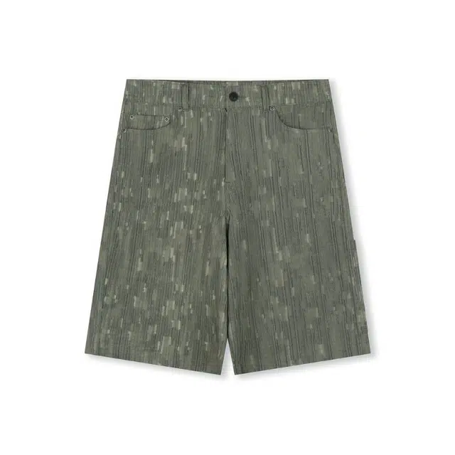 BESLOW WASHED LINEN JACQUARD WORK SHORTS