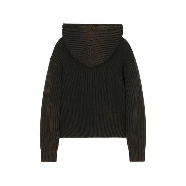 BESLOW OVERSIZED HOOD KNIT ZIP UP