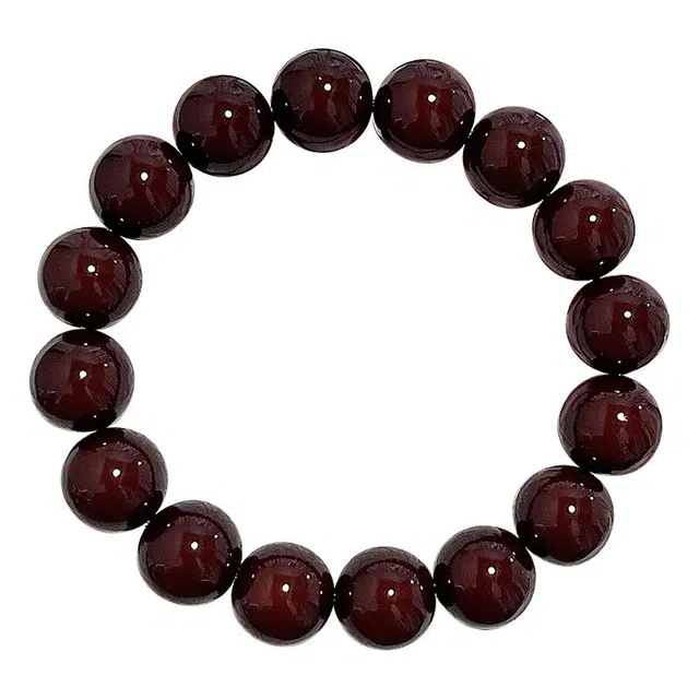 【烟墨栖川】 缇克玺 好运来圆珠招财平安喜乐诸事顺利 新中式经典设计 菩提根 手串 男女同款情侣款