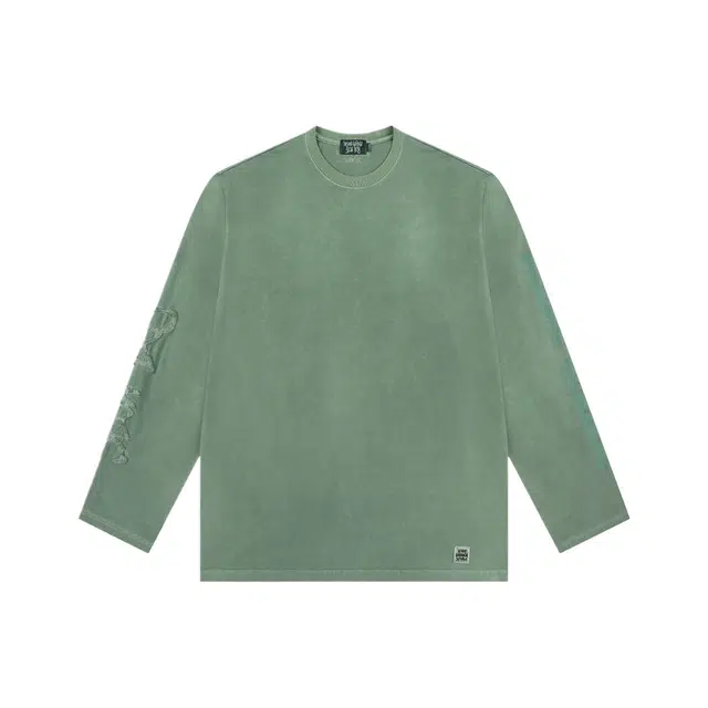 BESLOW ASYMMETRY LOGO LONG SLEEVES T-SHIRTS T