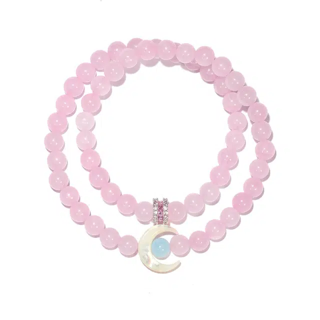 全年红 时尚浪漫#好运 粉水晶 手串 女款