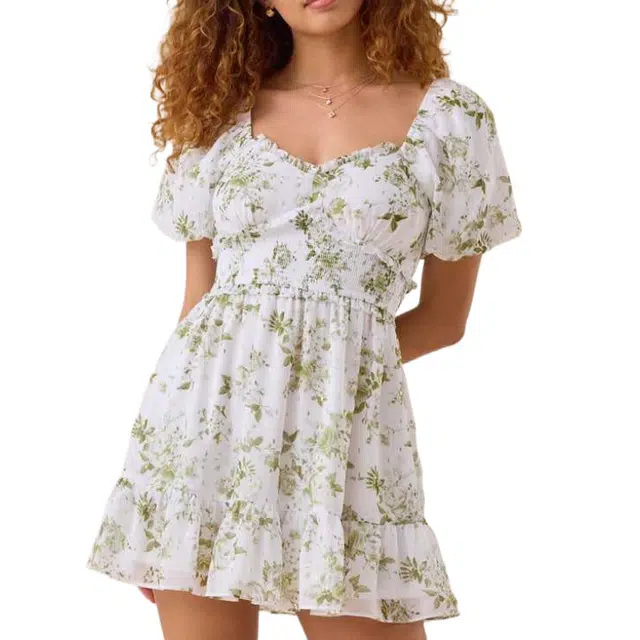 ALTAR'D STATE Dena Floral Mini Dress