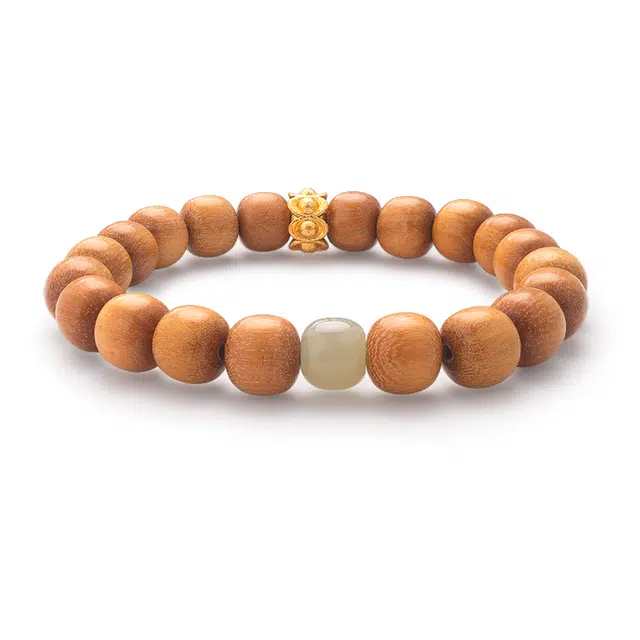 彗时 转运珠诸事喜乐国风小众新中式复古新中式百搭福禄吉祥时尚百搭好运 檀木 手串 男女同款情侣款