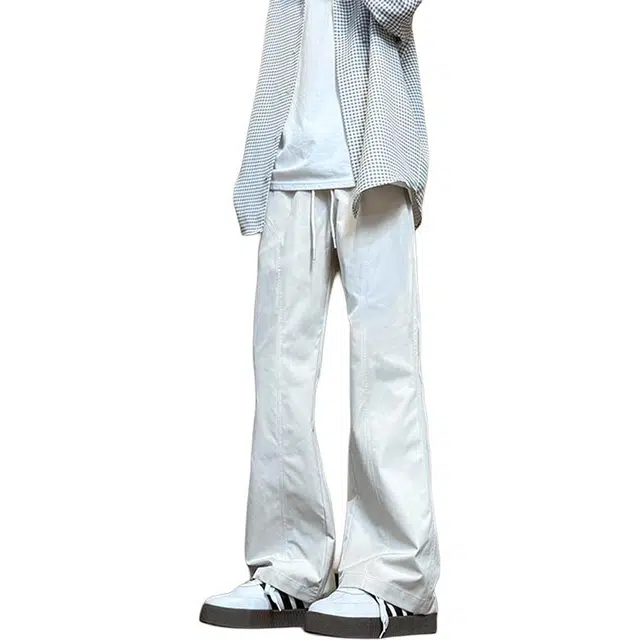 黑马漫画 速干工装伞兵裤户外登山美式斜切弯刀微喇裤子长裤休闲裤 男女同款