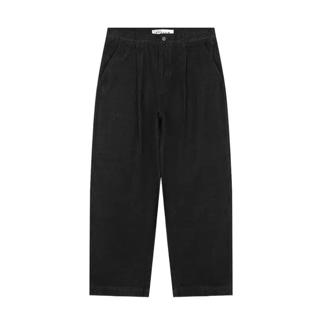 BESLOW ONE TUCK CURVED JEAN
