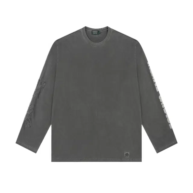 BESLOW ASYMMETRY LOGO LONG SLEEVES T-SHIRTS T