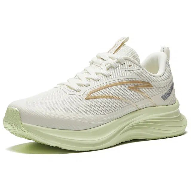 超级安踏 乐道 舒适 百搭防滑透气 低帮 休闲跑步鞋 女款 白色