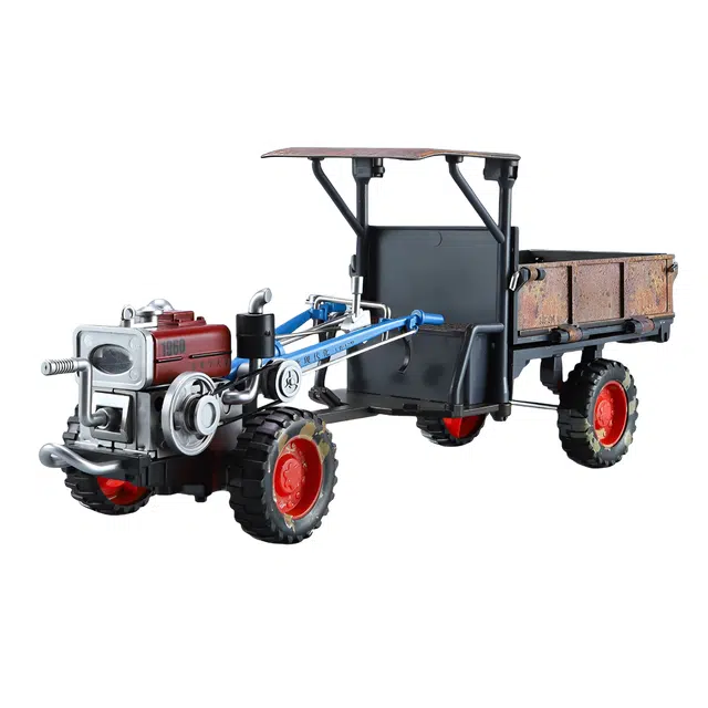 万格 经典拖拉机手扶复古玩具车 火车/摩托/汽车模型