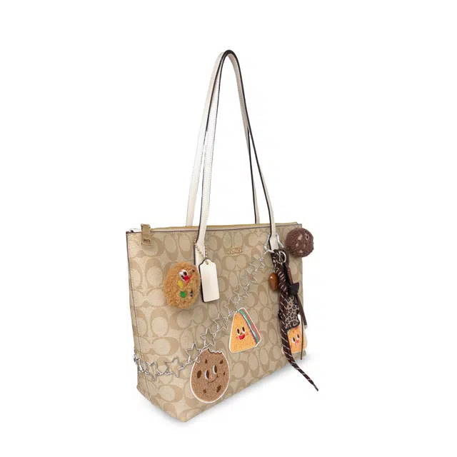 COACH Zip Top Tote PVC