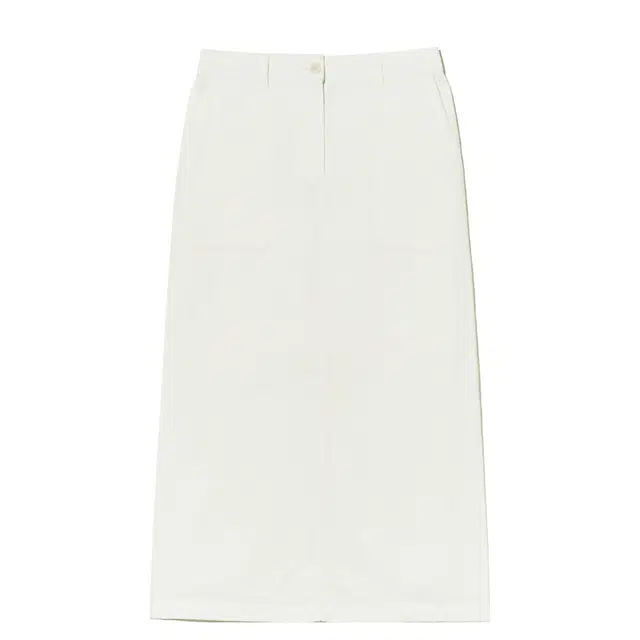 MARITHE FRANCOIS GIRBAUD SS25 W NYLON MIDI SKIRT