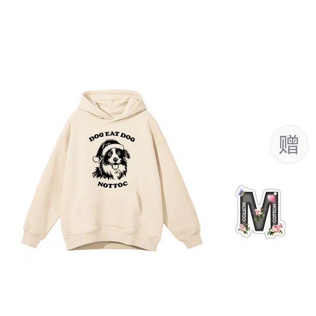 棉购 连帽薄款潮牌美式重磅卫衣 男女同款