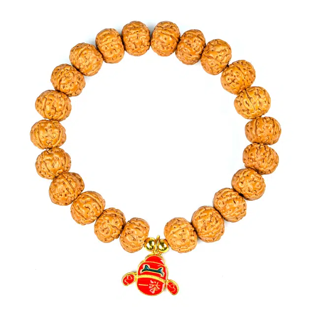 灵晔 国潮新中式复古风高级轻奢小众设计百搭招财转运#好运 金刚菩提 手串 男女同款情侣款