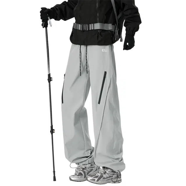 王者荣耀 美式高街反光多口袋工装裤宽松舒适户外徒步爬山运动时尚百搭休闲裤 鲁班七号款 男女同款